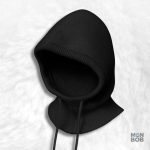 Cagoule Femme tendance noire élégante et stylée
