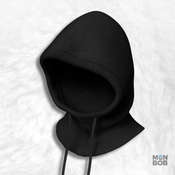 Cagoule Femme tendance noire élégante et stylée