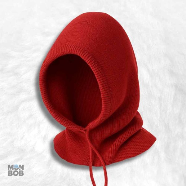 Cagoule tendance rouge pour femme