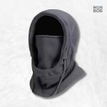 Cagoule hiver grise pour protéger du froid