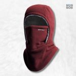 Cagoule hiver homme rouge, protection optimale contre le froid
