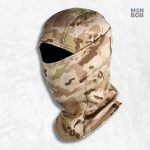 Cagoule militaire camouflage désert dans un style pratique