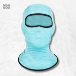 Cagoule moto bleu pour femme, style moderne et élégant