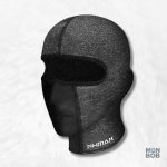 Cagoule moto courte grise pour une protection efficace