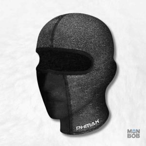 Cagoule moto courte grise pour une protection efficace