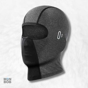 Cagoule moto courte grise pour protection et confort