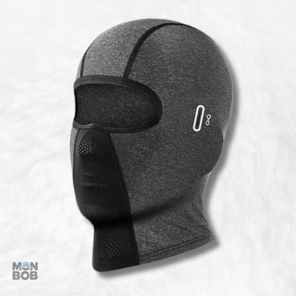 Cagoule moto courte grise pour protection et confort