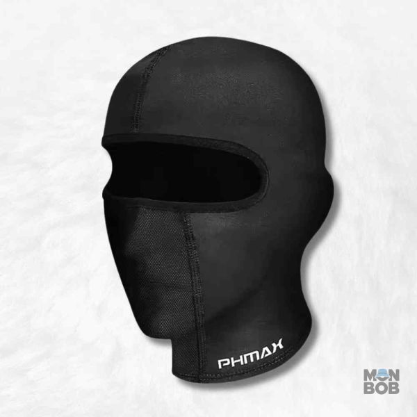 Cagoule moto courte noire pour une protection optimale