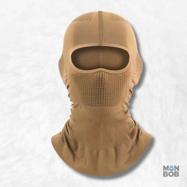Cagoule moto été homme beige pour protection et confort