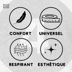 Accessoire de moto : cagoule gris clair pour le confort