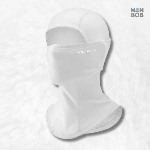 Cagoule moto homme blanche pour protection et confort