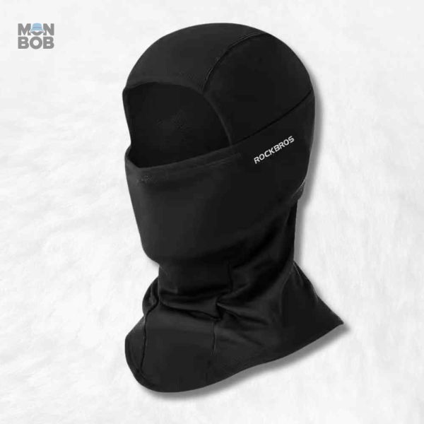 Cagoule moto noire pour homme, idéale pour la conduite