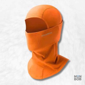 Cagoule moto homme orange pour protection et confort
