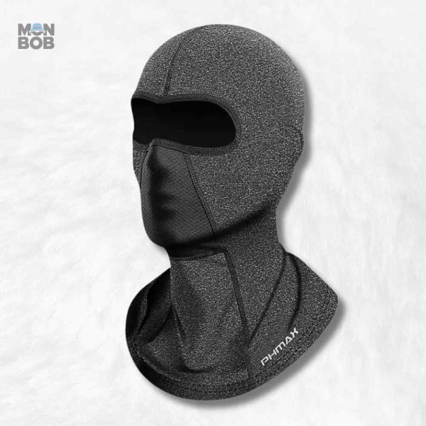 Cagoule Moto Longue grise pour protection et confort