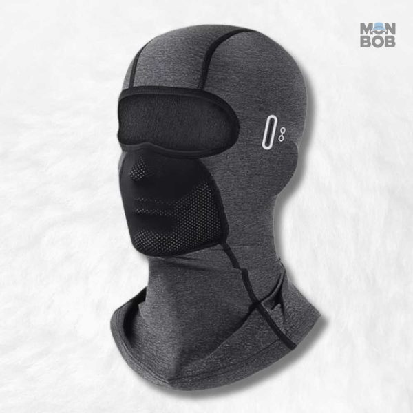 Cagoule Longue Moto Grise pour protection et confort