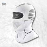Cagoule ski homme blanche pour protéger la tête et le cou