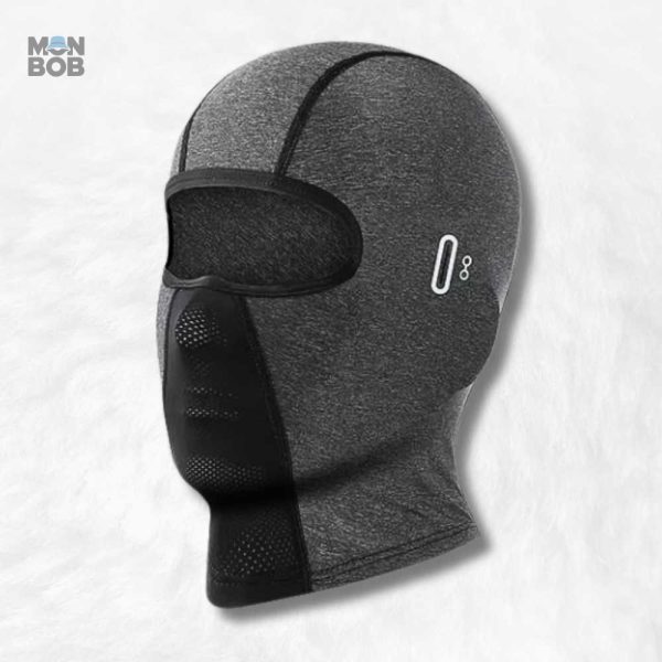 Cagoule courte grise pour vélo, protection et confort