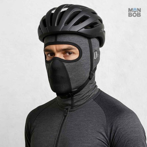 Cagoule vélo grise, idéale pour les sorties à vélo