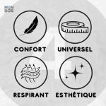 Accessoire de vélo, cagoule courte grise pour le froid