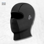 Cagoule courte noire pour vélo, protection contre le froid