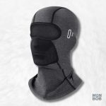 Cagoule longue grise pour vélo, protection et confort