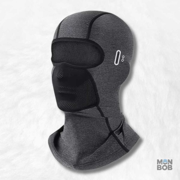 Cagoule longue grise pour vélo, protection et confort