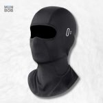 Cagoule longue noire pour vélo, protection contre le froid