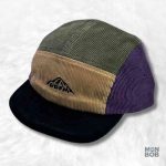 Casquette 5 Panel en velours beige pour un style décontracté