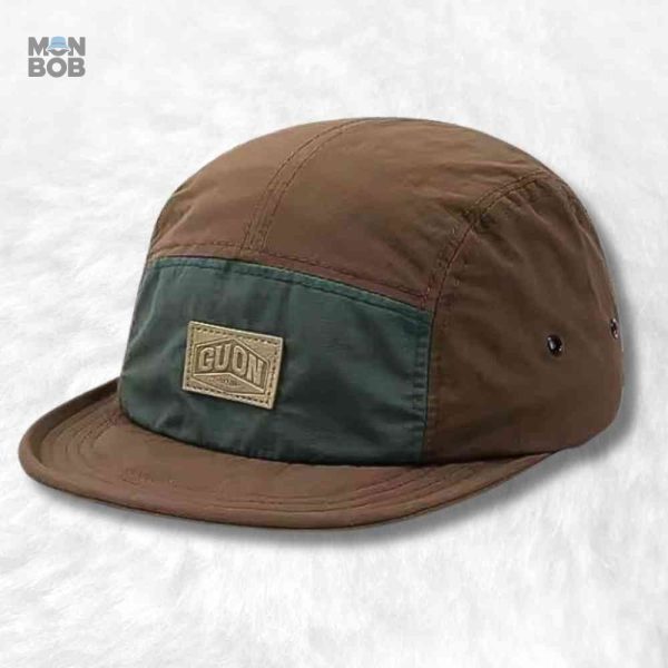 casquette-5-panel-skate-marron-1 Casquette 5 Panel marron pour le style skate