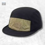 Casquette 5 Panel Skate noire, style décontracté et moderne