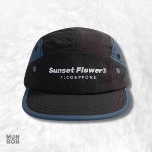 Casquette 5 Panel Sport noire pour un look décontracté