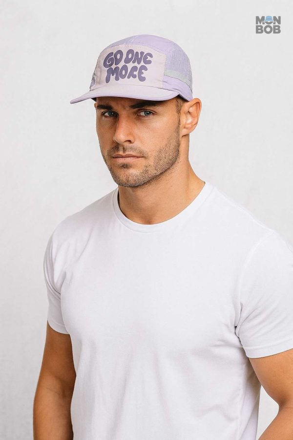 Casquette violette 5 Panel, idéale pour les activités outdoor
