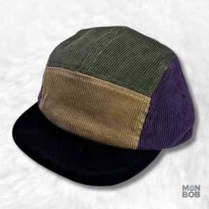 Casquette 5 Panel beige en velours côtelé