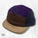 Casquette 5 Panel en velours côtelé marron