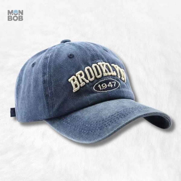 Casquette Américaine Brooklyn Bleu, style urbain et tendance