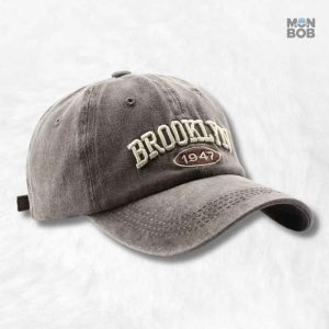 Casquette Américaine Brooklyn Café au style décontracté