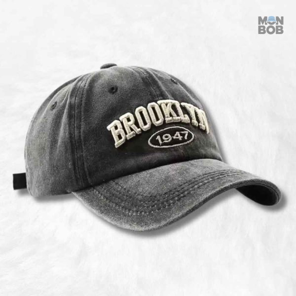 Casquette Américaine Brooklyn Noire