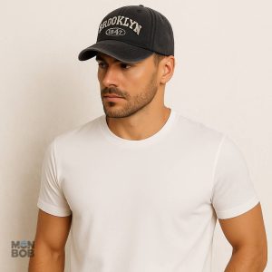 Casquette noire style américain Brooklyn
