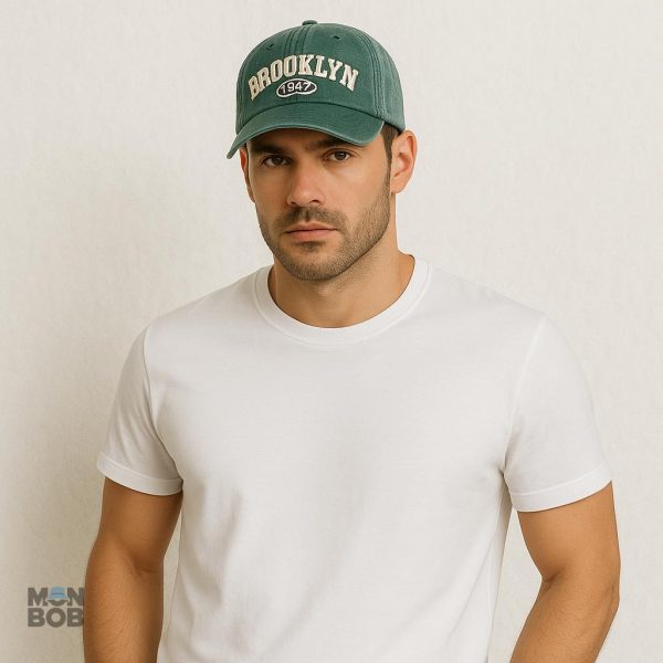 Casquette Brooklyn en vert pour un style décontracté