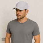 Casquette grise légère, idéale contre les rayons UV