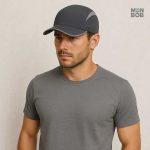 Casquette solaire grise foncé, idéale pour activités en extérieur