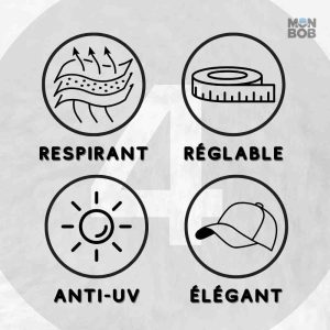 Accessoire mode anti-UV, parfait pour les journées ensoleillées