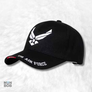 Casquette Armée de l'Air noire pour un look militaire élégant