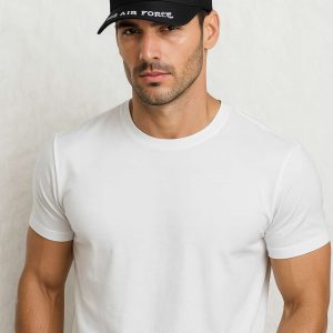 Casquette noire style militaire, parfaite pour les fans de l'Armée de l'Air