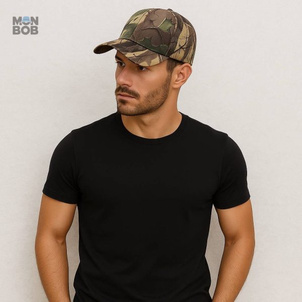 Casquette d'Automne avec motif camouflage tendance