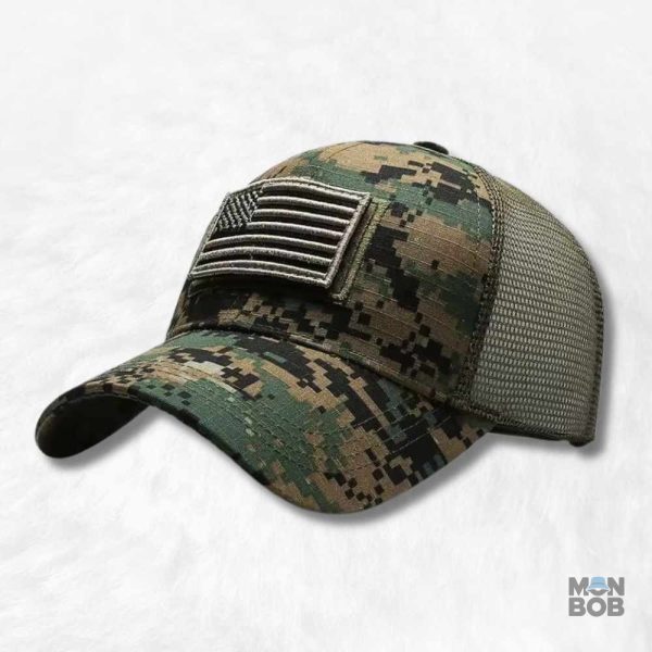 Casquette Camouflage Pixel Américaine en style unique