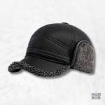 Casquette moumoute noire pour un style hivernal tendance
