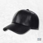 Casquette Cuir Végan Noir, style moderne et éco-responsable