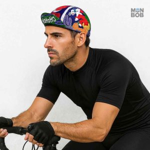 Casquette de cyclisme aux couleurs de Noël pour sorties hivernales