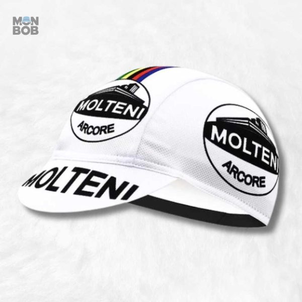 casquette-cycliste-molteni-blanche-1 Casquette Cycliste Molteni Blanche pour un style sportif